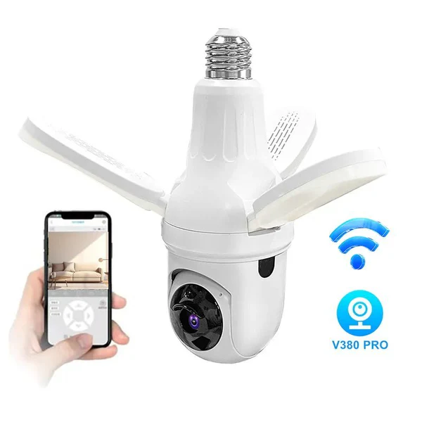 Hot 1080P HD Home Smart Wireless Light Bulb Camera Wifi IP Camera Wireless 360 Degree Panoramic Baby Pet PTZ Light Blub Camera