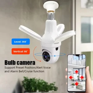 Hot 1080P HD Home Smart Wireless Light Bulb Camera Wifi IP Camera Wireless 360 Degree Panoramic Baby Pet PTZ Light Blub Camera