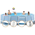 PRISM FRAME POOL WITH FILL+ST+COV (15X48)